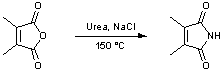 
			Reaction Scheme: Formation of imides from anhydrides