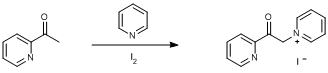 
			Reaction Scheme: <em>N</em>-alkylation of pyridine with acetyl compound;