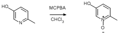 
			Reaction Scheme: <em>N</em>-Oxidation of 5-hydroxy-2-methylpyridine