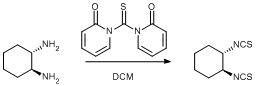 
			Reaction Scheme: <img src="/images/empty.gif" alt="" /><img src="/images/empty.gif" alt="" />Isothiocyanation of a diamine using a thiocarbonyldipyridone<img src="/images/empty.gif" alt="" /><img src="/images/empty.gif" alt="" />