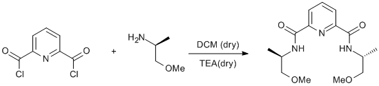 
			Reaction Scheme: <IMG src="/images/empty.gif">Amidation of a pyridine acylchloride using <SPAN id=csm1374509092111 class=csm-chemical-name title=1-methoxy-2-propylamine grpid="3">1-methoxy-2-propylamine</SPAN><IMG src="/images/empty.gif">