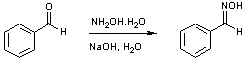 
			Reaction Scheme: Oximation of benzaldehyde