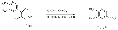 
			Reaction Scheme: Oxidative degradation of aromatic ring