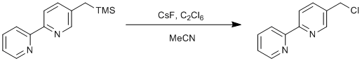 
			Reaction Scheme: <IMG src="/images/empty.gif">Chlorination fo <SPAN id=csm1410193704376 class="csm-chemical-name csm-not-validated" title="5-((trimethylsilyl)methyl)-2,2'-bipyridine" grpid="2">5-((trimethylsilyl)methyl)-2,2'-bipyridine</SPAN><IMG src="/images/empty.gif">
