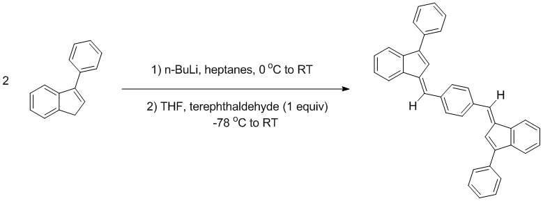 
			Reaction Scheme: Olefination of <span id="csm1428508360948" class="csm-chemical-name csm-not-validated" title="3-phenylindene">3-phenylindene</span>