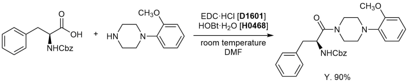 Image for article Condensation of piperidine&nbsp;with&nbsp; <em>N</em>-protected phenylalanine