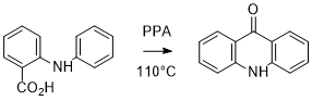 Image for article Dehydration and Cyclisation of <em>N</em>-Phenylanthranilic&nbsp;acid